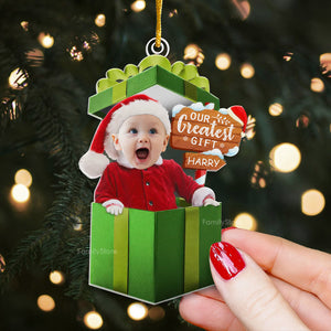 Our Greatest Gift - Gift For Family - Personalized Acrylic Ornament