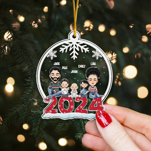 Family Is A Precious Gift - Gift For Family - Personalized Acrylic Ornament NA94