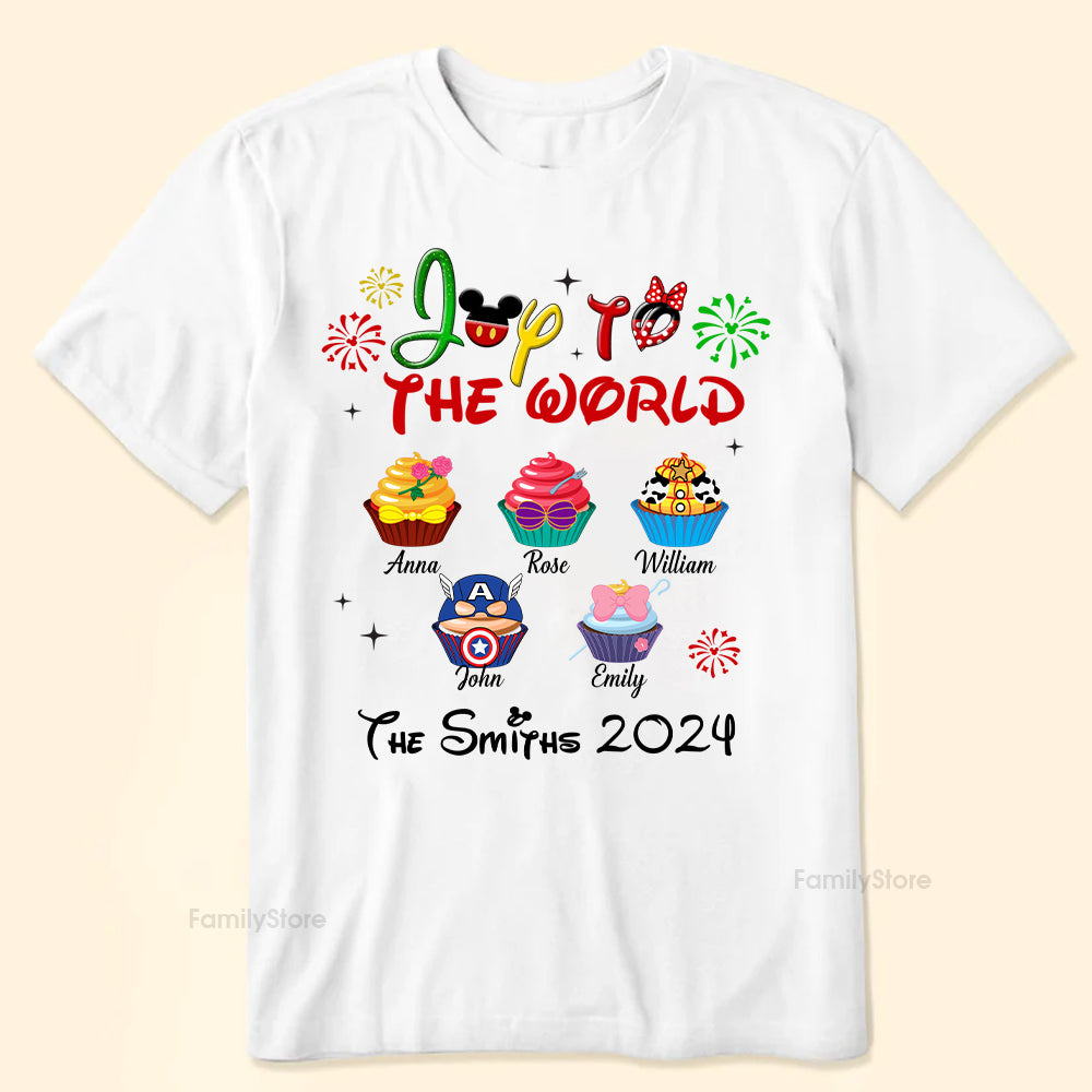 Joy To The World - Gift For Family Members, Friends - Personalized Shirt - CL31 NA94