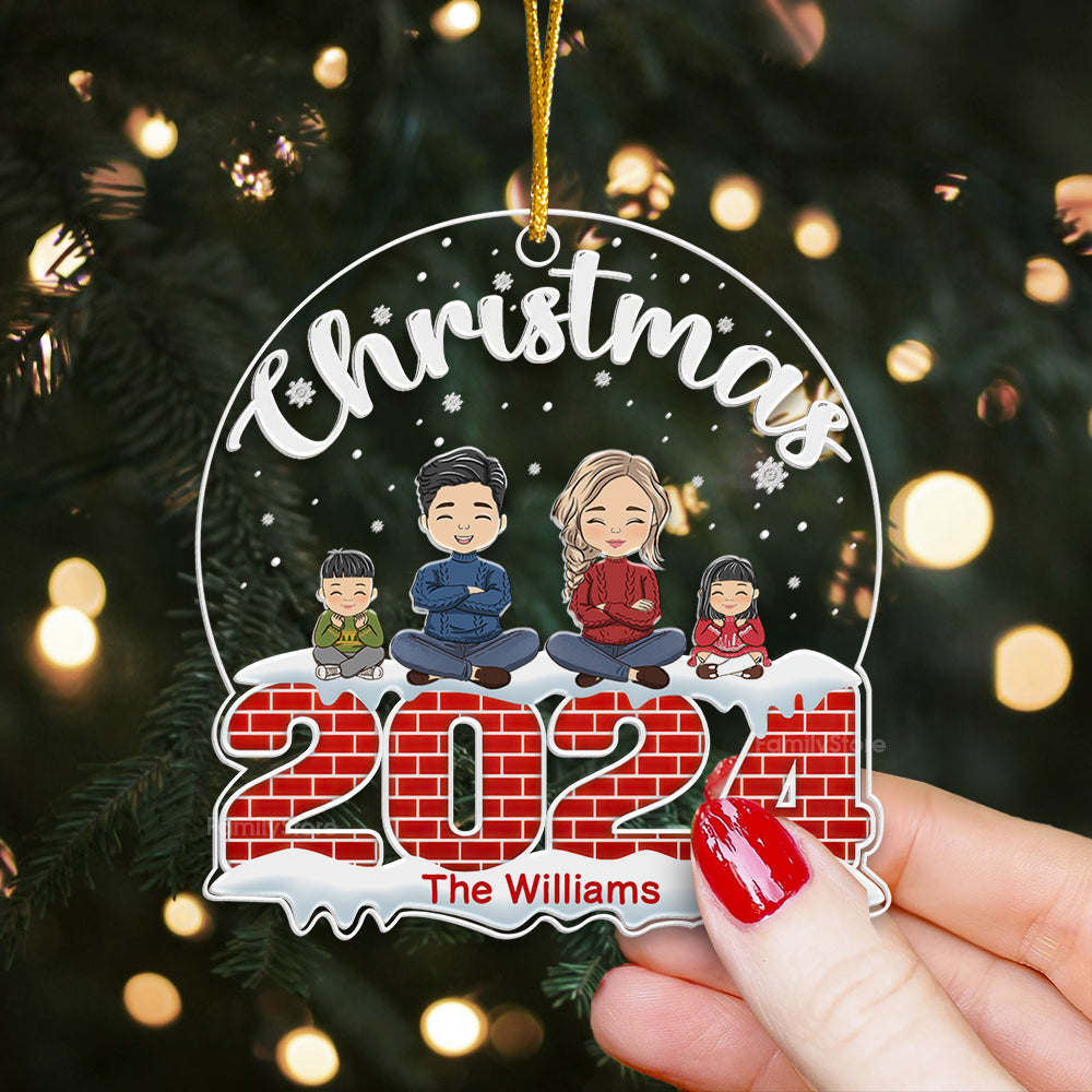 This Is Our Home - Gift For Family - Personalized Acrylic Ornament NA94