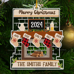 The Best Gift This Christmas Is You - Gift For Family - Personalized Acrylic Ornament NA94