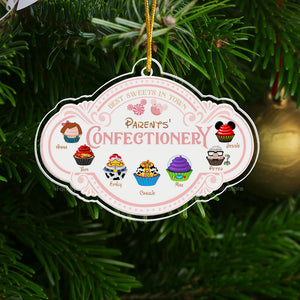 Parents' Confectionery - Gift For Family - Personalized Acrylic Ornament - CL31 NA94