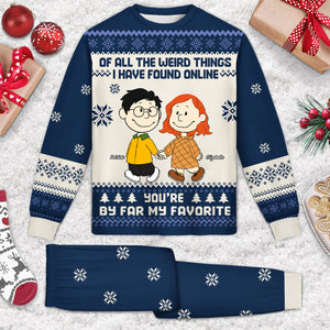 Peanuts You Are By Far My Favorite - Personalized Unisex Pajamas Set - Gift For Couple, Husband Wife, Anniversary, Engagement, Wedding, Marriage - CL43 NA94