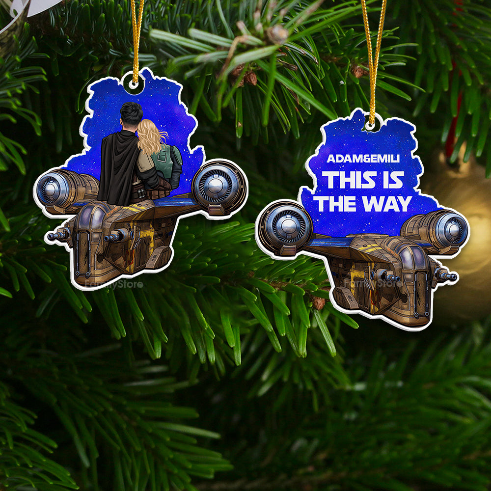 Star Wars This Is The Way - Gift for Couples - Personalized Acrylic Ornament - CL19 NH96