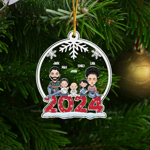 Family Is A Precious Gift - Gift For Family - Personalized Acrylic Ornament NA94