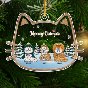 Cats Make The Season Bright - Gift For Cat Lover, Pet Lovers - Personalized Acrylic Ornament - CLP03 NH96