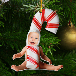 Baby Funny Fits In The Cute Costume - Gift For Family - Personalized Acrylic Ornament NA94