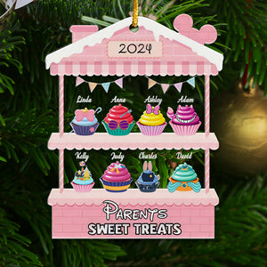 Sweet Treats Lovely Cupcake - Personalized Acrylic Ornament - Gift For Family Members - CL31 NA94