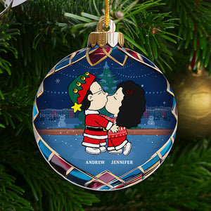 Christmas Baubles Peanuts - Personalized Acrylic Ornament - Gift For Couple, Husband Wife, Anniversary, Engagement, Wedding, Marriage Gift - CL45 NH96