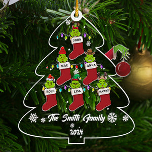 We Are In Green Monster  Team - Personalized Acrylic Ornament - Gift For Family Members - CL42 NA94