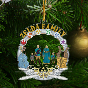 Zelda Family We Are Here - Gift For Family - Personalized Acrylic Ornament - CL07.VER3 NA94