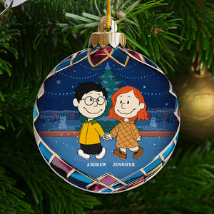 Christmas Baubles Peanuts - Personalized Acrylic Ornament - Gift For Couple, Husband Wife, Anniversary, Engagement, Wedding, Marriage Gift - CL43 NH96