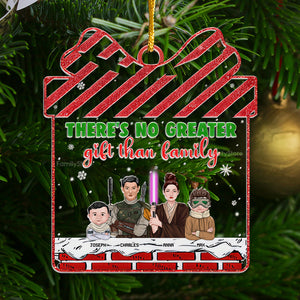 There's No Greater Gift Than Family - Personalized Acrylic Ornament - Gift For Family Members - CL46 NA94