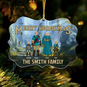 Zelda Merry Korokmas - Christmas Gift For Family Members - Personalized Acrylic Ornament  - CL07 NA94