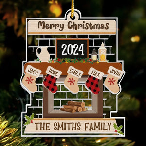 The Best Gift This Christmas Is You - Gift For Family - Personalized Acrylic Ornament NA94