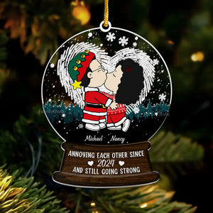 Annoying Each Other Since - Personalized Acrylic Ornament - Gift For Couple, Anniversary - CL45 NA94