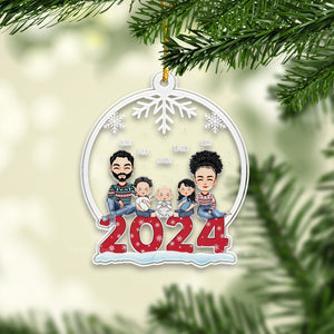 Family Is A Precious Gift - Gift For Family - Personalized Acrylic Ornament NA94