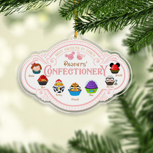 Parents' Confectionery - Gift For Family - Personalized Acrylic Ornament - CL31 NA94