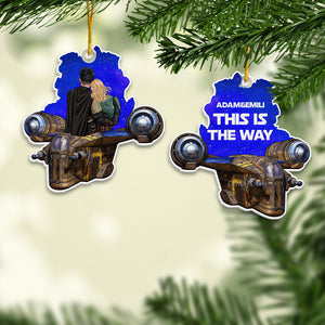 Star Wars This Is The Way - Gift for Couples - Personalized Acrylic Ornament - CL19 NH96