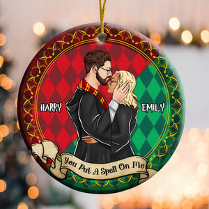 Harry Potter You Put A Spell On Me - Gift for Couples - Personalized Ceramic Ornament - CL20 NH96