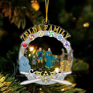 Zelda Family We Are Here - Gift For Family - Personalized Acrylic Ornament - CL07.VER3 NA94