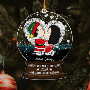 Annoying Each Other Since - Personalized Acrylic Ornament - Gift For Couple, Anniversary - CL45 NA94