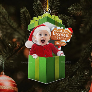 Our Greatest Gift - Gift For Family - Personalized Acrylic Ornament