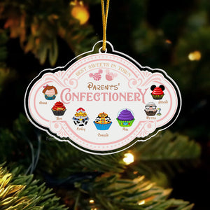 Parents' Confectionery - Gift For Family - Personalized Acrylic Ornament - CL31 NA94