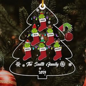 We Are In Green Monster  Team - Personalized Acrylic Ornament - Gift For Family Members - CL42 NA94