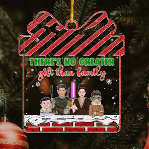 There's No Greater Gift Than Family - Personalized Acrylic Ornament - Gift For Family Members - CL46 NA94