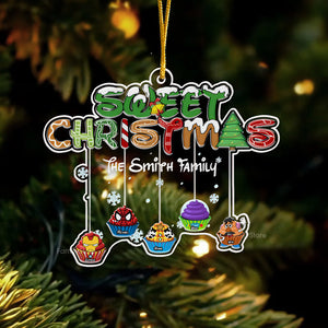 Our Sweet Christmas - Gift For Family - Personalized Acrylic Ornament - CL31 NA94