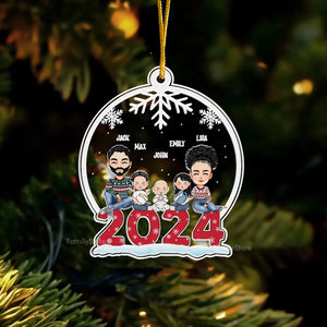 Family Is A Precious Gift - Gift For Family - Personalized Acrylic Ornament NA94