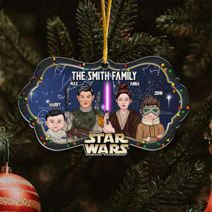 Star War The Force Strong With Us We Are One - Personalized Acrylic Ornament - Gift For Family Members - CL46 NA94