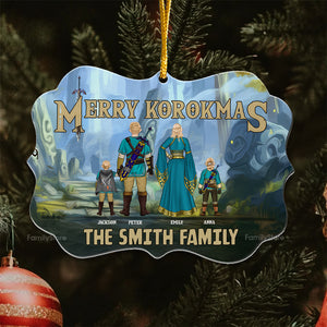 Zelda Merry Korokmas - Christmas Gift For Family Members - Personalized Acrylic Ornament  - CL07 NA94