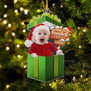 Our Greatest Gift - Gift For Family - Personalized Acrylic Ornament