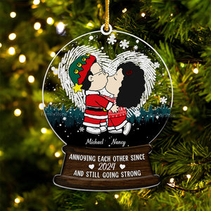 Annoying Each Other Since - Personalized Acrylic Ornament - Gift For Couple, Anniversary - CL45 NA94