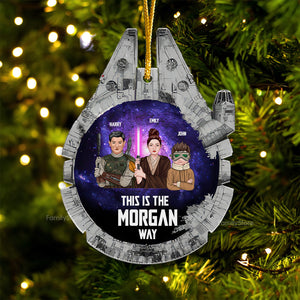 Star War The Best Family In The Galaxy - Personalized Acrylic Ornament - Gift For Family Members - CL46 NA94