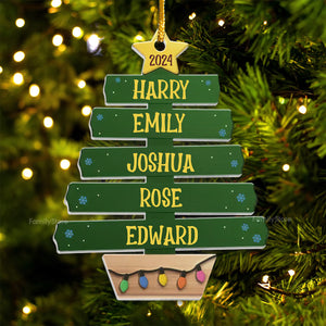 It’s Feeling A Lot Like Christmas - Gift For Family - Personalized Acrylic Ornament - NA94