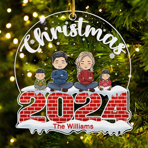 This Is Our Home - Gift For Family - Personalized Acrylic Ornament NA94