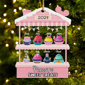 Sweet Treats Lovely Cupcake - Personalized Acrylic Ornament - Gift For Family Members - CL31 NA94