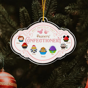 Parents' Confectionery - Gift For Family - Personalized Acrylic Ornament - CL31 NA94