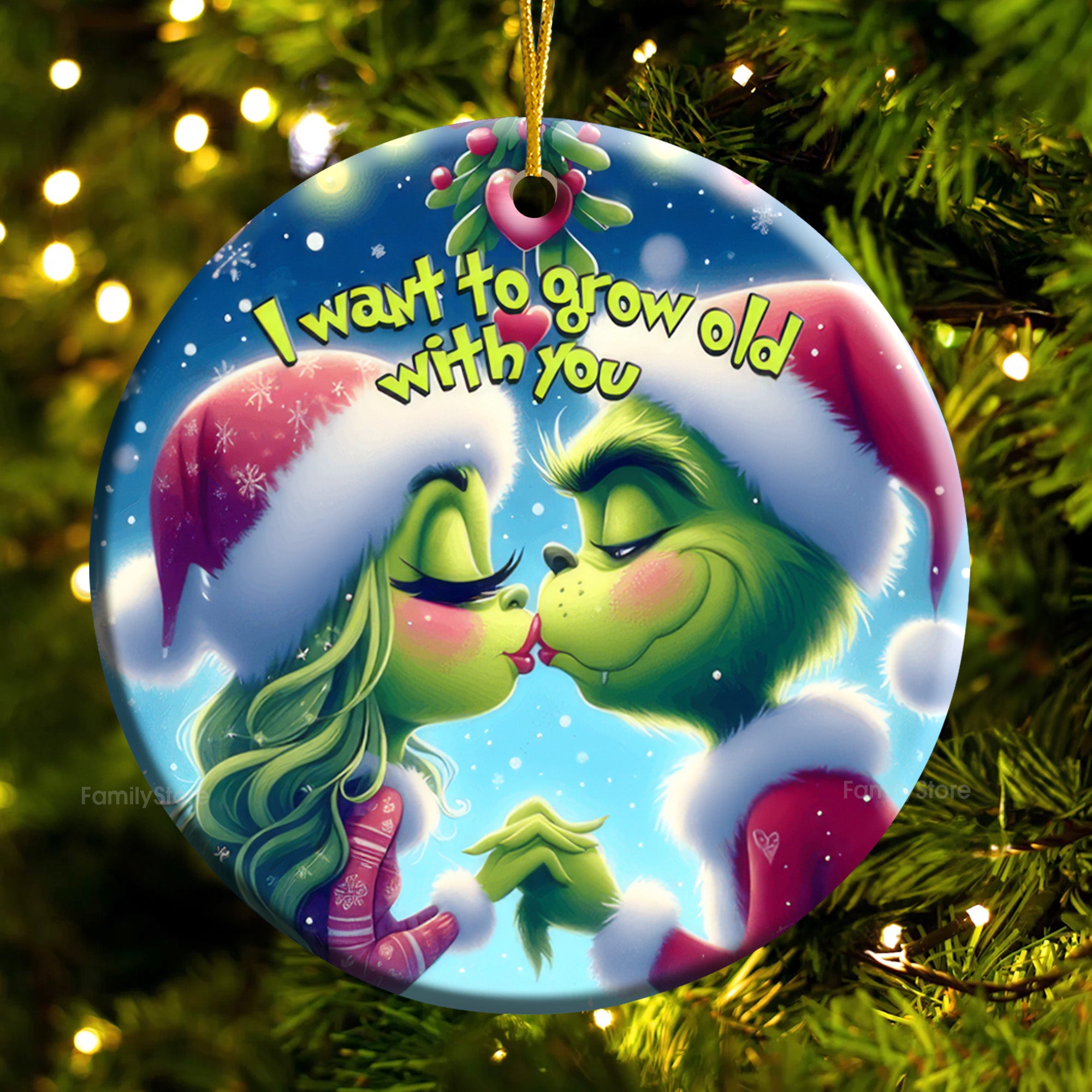 Personalized Christmas Gifts For Couple Ornament DN100