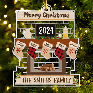 The Best Gift This Christmas Is You - Gift For Family - Personalized Acrylic Ornament NA94