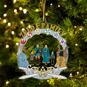 Zelda Family We Are Here - Gift For Family - Personalized Acrylic Ornament - CL07.VER3 NA94