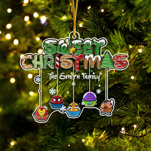 Our Sweet Christmas - Gift For Family - Personalized Acrylic Ornament - CL31 NA94