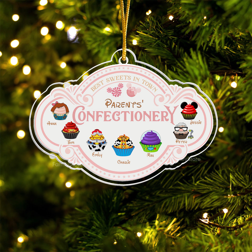 Parents' Confectionery - Gift For Family - Personalized Acrylic Ornament - CL31 NA94