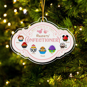 Parents' Confectionery - Gift For Family - Personalized Acrylic Ornament - CL31 NA94