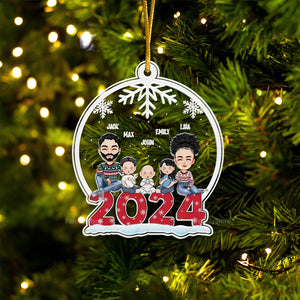 Family Is A Precious Gift - Gift For Family - Personalized Acrylic Ornament NA94