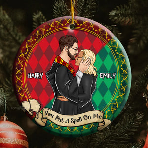 Harry Potter You Put A Spell On Me - Gift for Couples - Personalized Ceramic Ornament - CL20 NH96