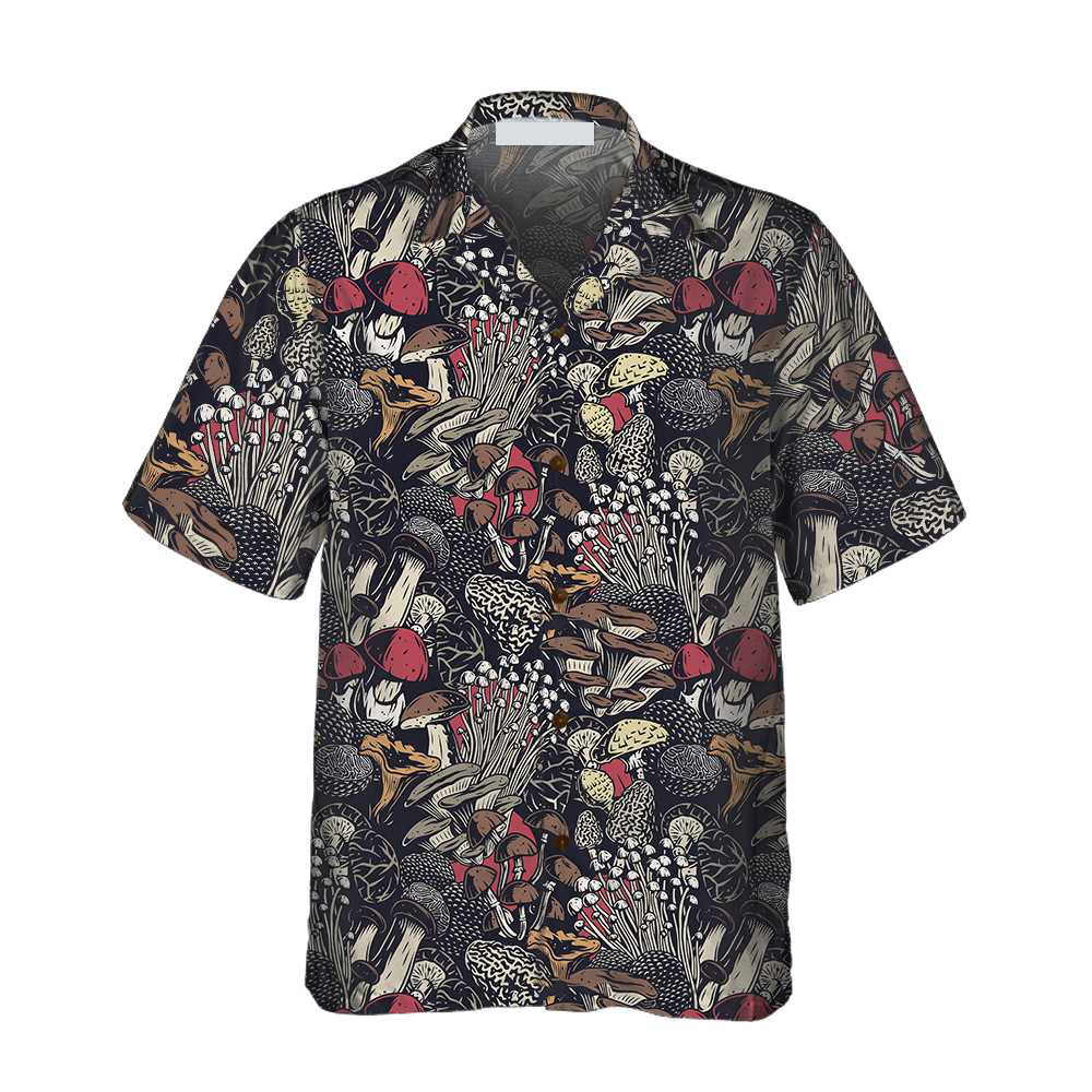 Unique Mushroom Forest Hawaiian Shirt - For Men & Women